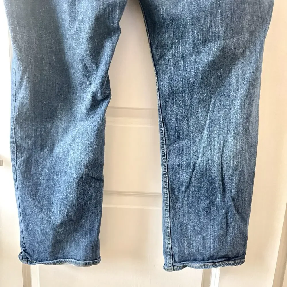 Foundry Supply Co Mens Jeans 50x32 Flex Denim Blue Straight Leg Big Tall Stretch